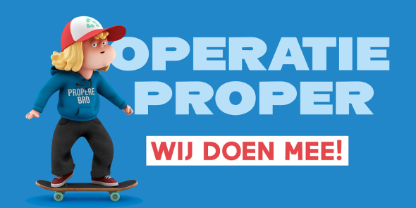 Operatie Proper Campagnebeeld Operatie Proper Campagnebeeld